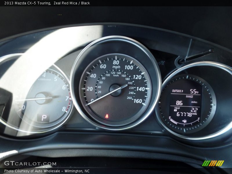 Zeal Red Mica / Black 2013 Mazda CX-5 Touring