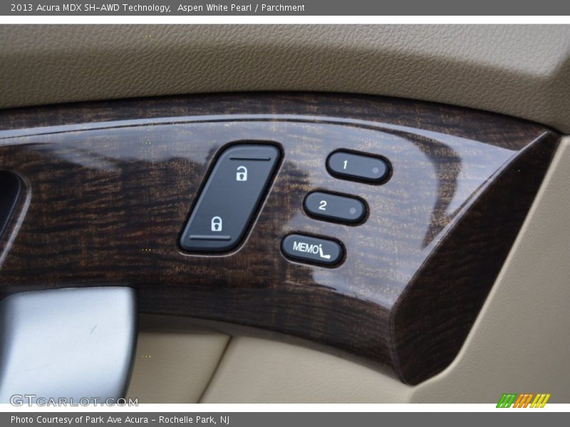 Aspen White Pearl / Parchment 2013 Acura MDX SH-AWD Technology