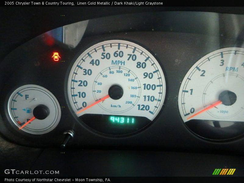 Linen Gold Metallic / Dark Khaki/Light Graystone 2005 Chrysler Town & Country Touring