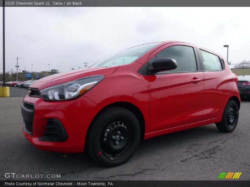 Salsa / Jet Black 2016 Chevrolet Spark LS