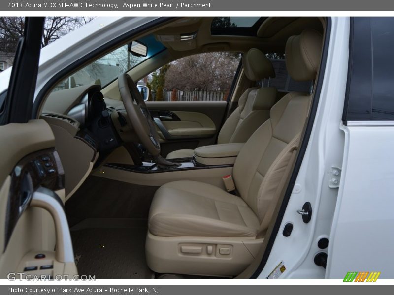 Aspen White Pearl / Parchment 2013 Acura MDX SH-AWD Technology