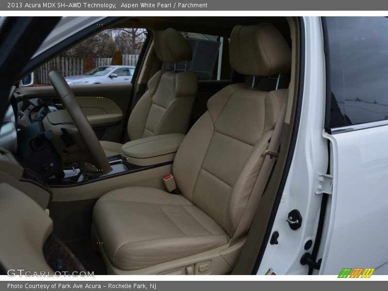 Aspen White Pearl / Parchment 2013 Acura MDX SH-AWD Technology