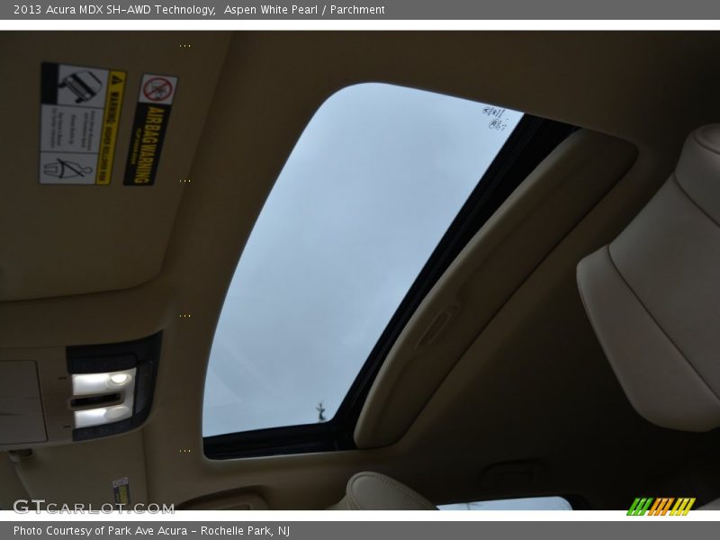 Aspen White Pearl / Parchment 2013 Acura MDX SH-AWD Technology