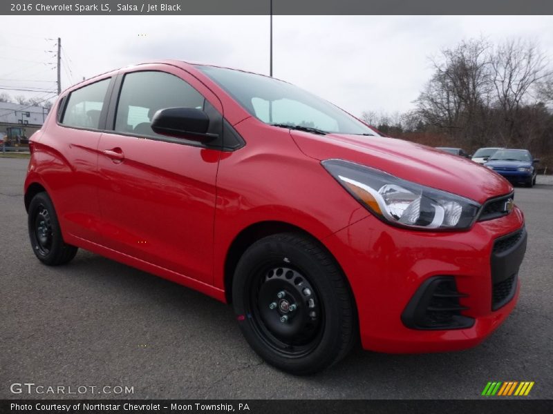 Salsa / Jet Black 2016 Chevrolet Spark LS
