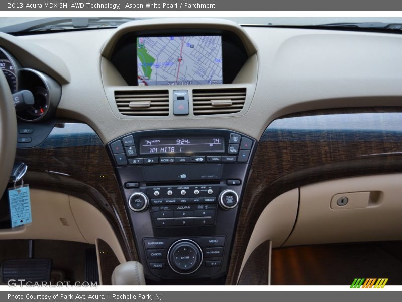 Aspen White Pearl / Parchment 2013 Acura MDX SH-AWD Technology