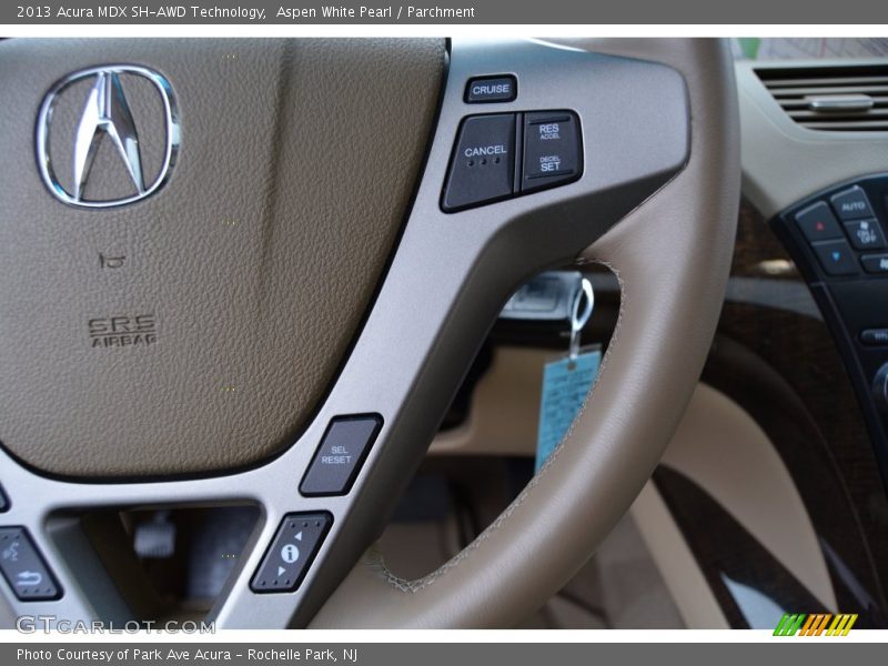 Aspen White Pearl / Parchment 2013 Acura MDX SH-AWD Technology