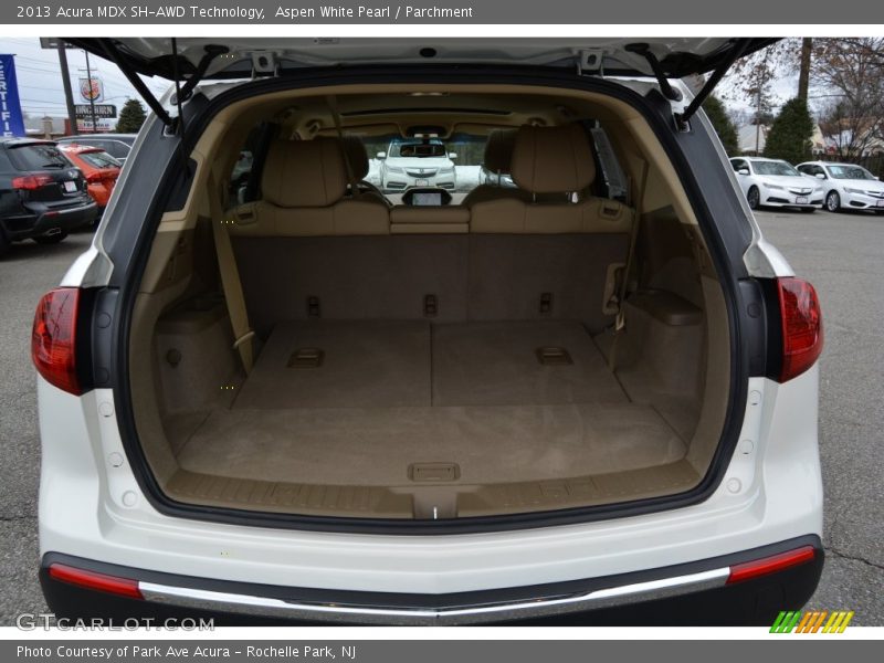 Aspen White Pearl / Parchment 2013 Acura MDX SH-AWD Technology