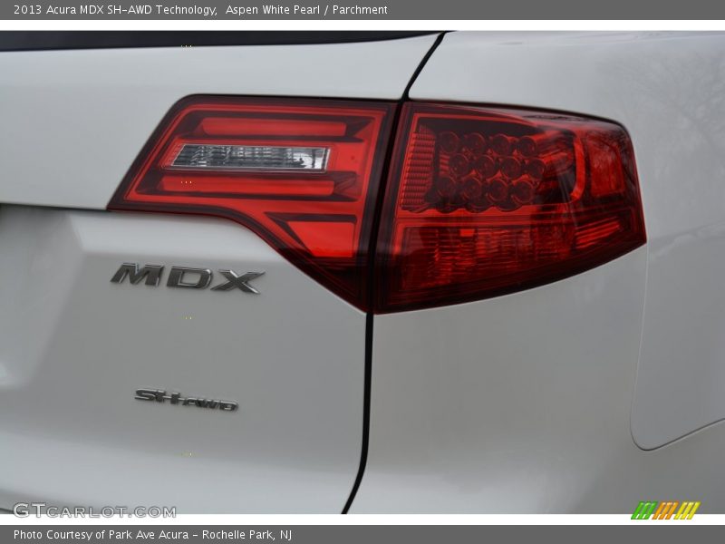 Aspen White Pearl / Parchment 2013 Acura MDX SH-AWD Technology