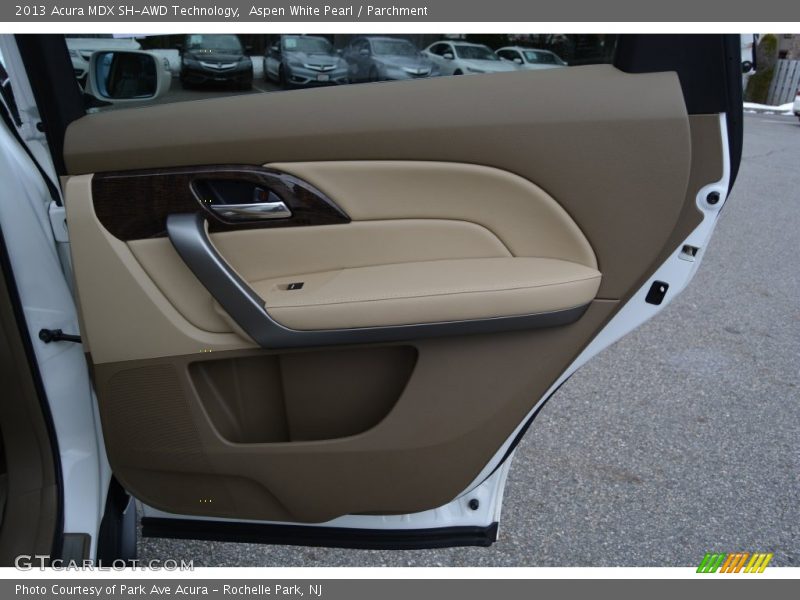 Aspen White Pearl / Parchment 2013 Acura MDX SH-AWD Technology