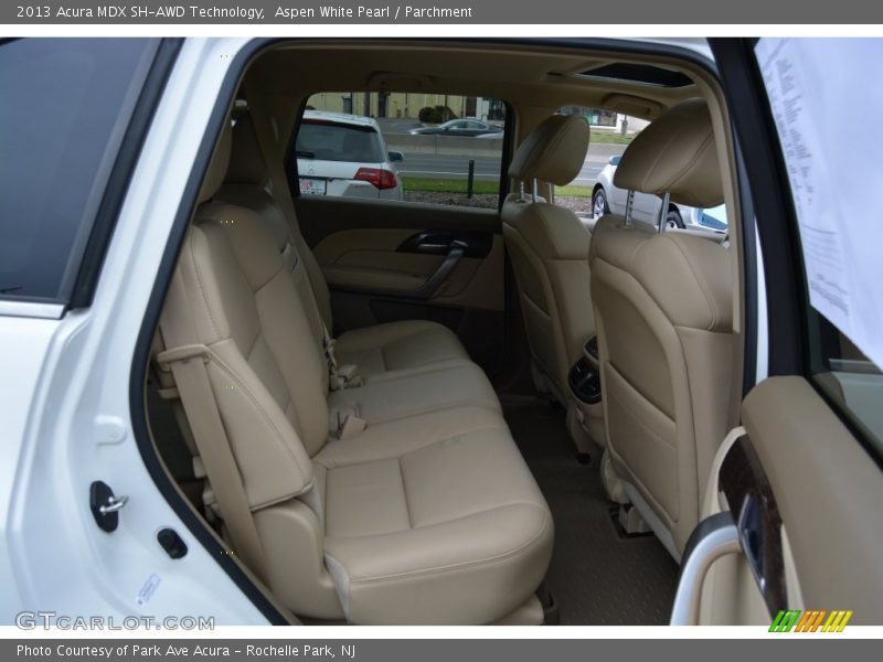 Aspen White Pearl / Parchment 2013 Acura MDX SH-AWD Technology