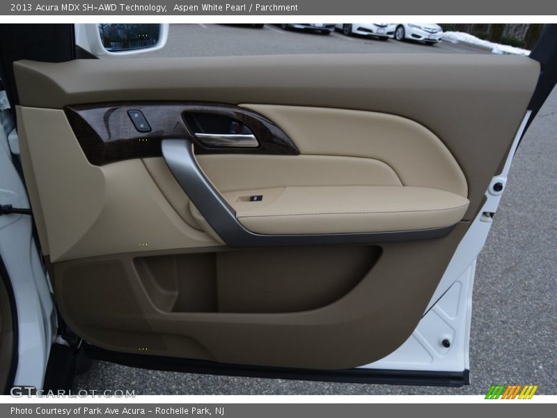 Aspen White Pearl / Parchment 2013 Acura MDX SH-AWD Technology