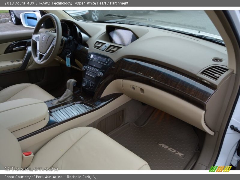 Aspen White Pearl / Parchment 2013 Acura MDX SH-AWD Technology