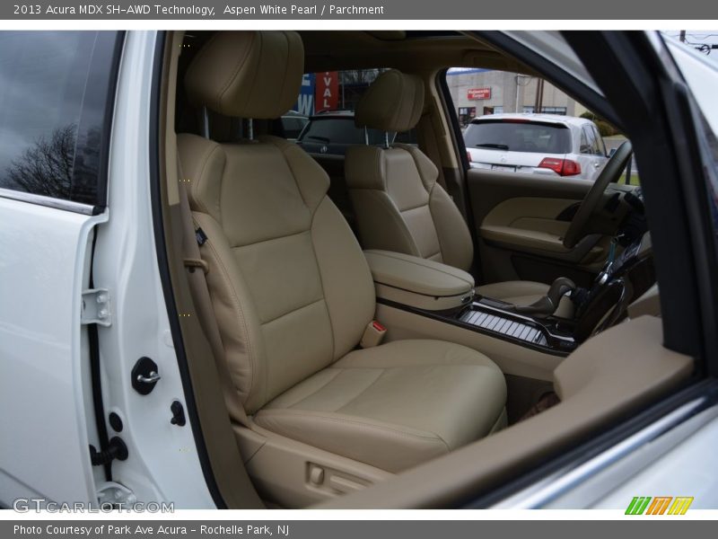 Aspen White Pearl / Parchment 2013 Acura MDX SH-AWD Technology