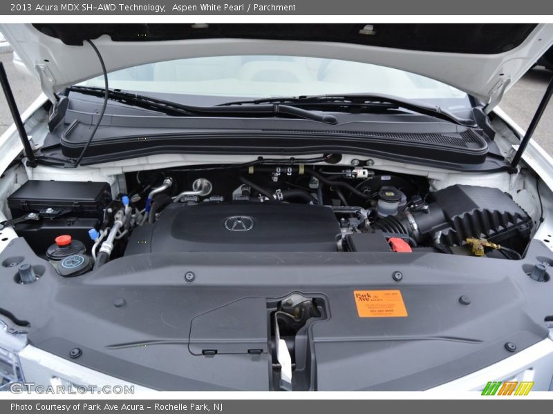 Aspen White Pearl / Parchment 2013 Acura MDX SH-AWD Technology