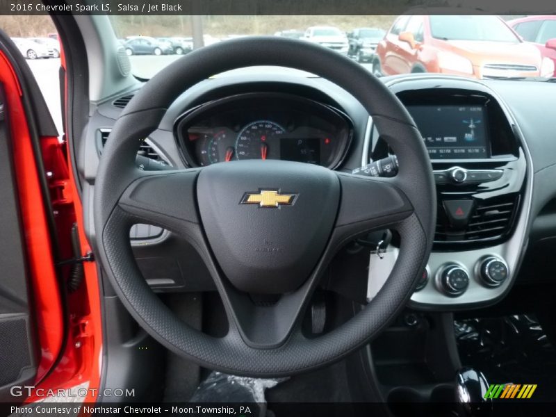 Salsa / Jet Black 2016 Chevrolet Spark LS