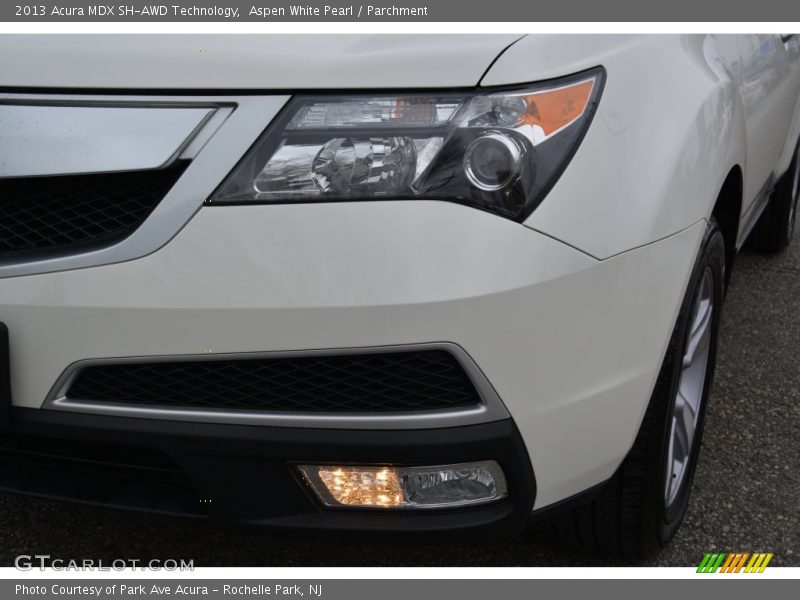 Aspen White Pearl / Parchment 2013 Acura MDX SH-AWD Technology