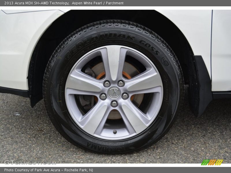 Aspen White Pearl / Parchment 2013 Acura MDX SH-AWD Technology