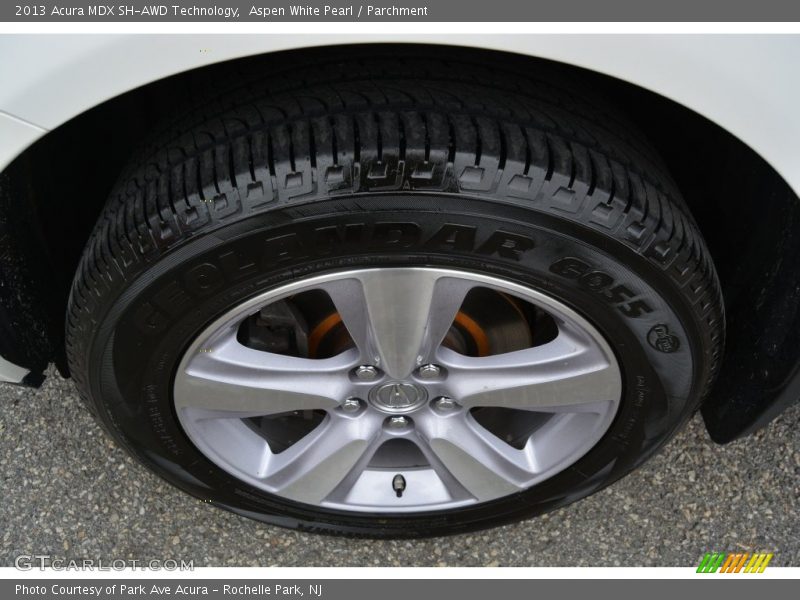 Aspen White Pearl / Parchment 2013 Acura MDX SH-AWD Technology