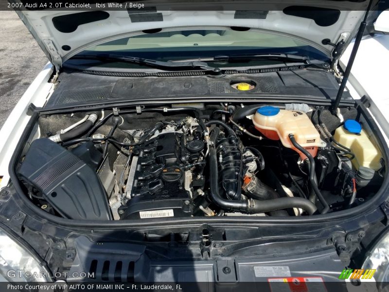 Ibis White / Beige 2007 Audi A4 2.0T Cabriolet