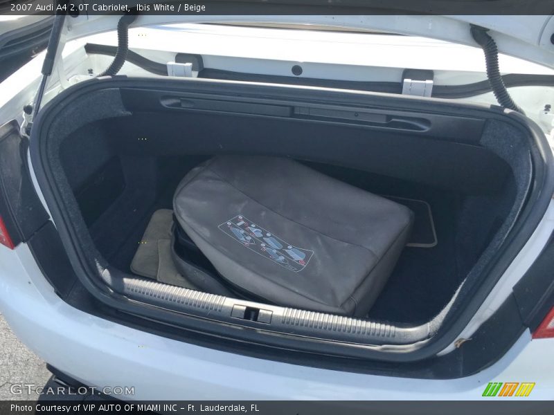 Ibis White / Beige 2007 Audi A4 2.0T Cabriolet