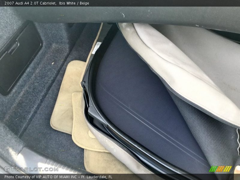 Ibis White / Beige 2007 Audi A4 2.0T Cabriolet