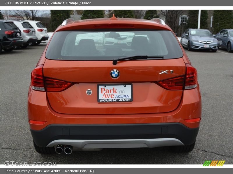 Valencia Orange / Black 2013 BMW X1 xDrive 28i