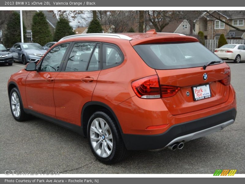 Valencia Orange / Black 2013 BMW X1 xDrive 28i