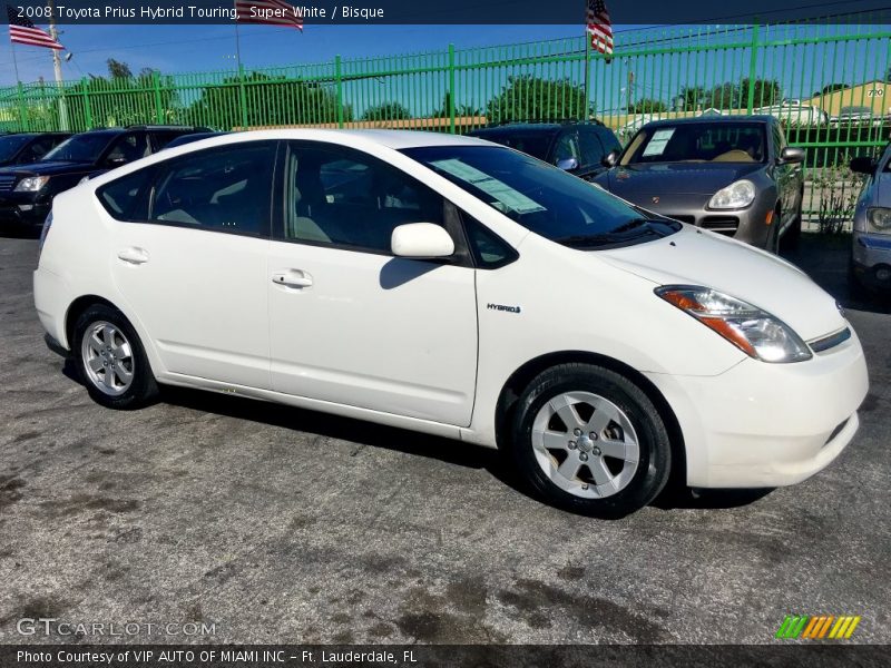 Super White / Bisque 2008 Toyota Prius Hybrid Touring