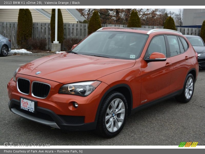 Valencia Orange / Black 2013 BMW X1 xDrive 28i