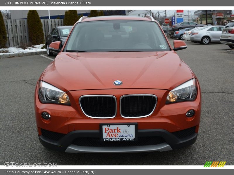 Valencia Orange / Black 2013 BMW X1 xDrive 28i