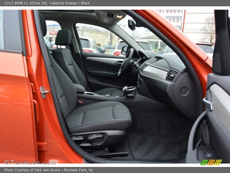 Valencia Orange / Black 2013 BMW X1 xDrive 28i