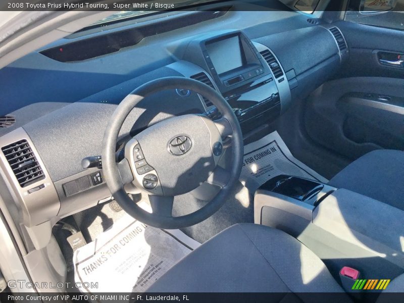 Super White / Bisque 2008 Toyota Prius Hybrid Touring