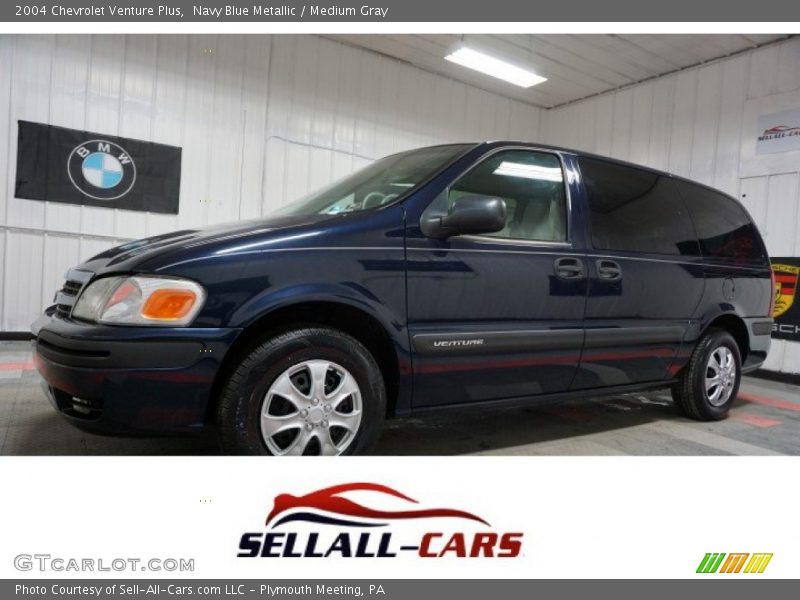 Navy Blue Metallic / Medium Gray 2004 Chevrolet Venture Plus