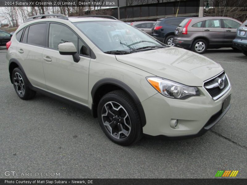Desert Khaki / Black 2014 Subaru XV Crosstrek 2.0i Limited