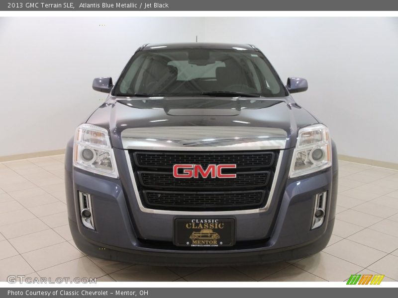 Atlantis Blue Metallic / Jet Black 2013 GMC Terrain SLE