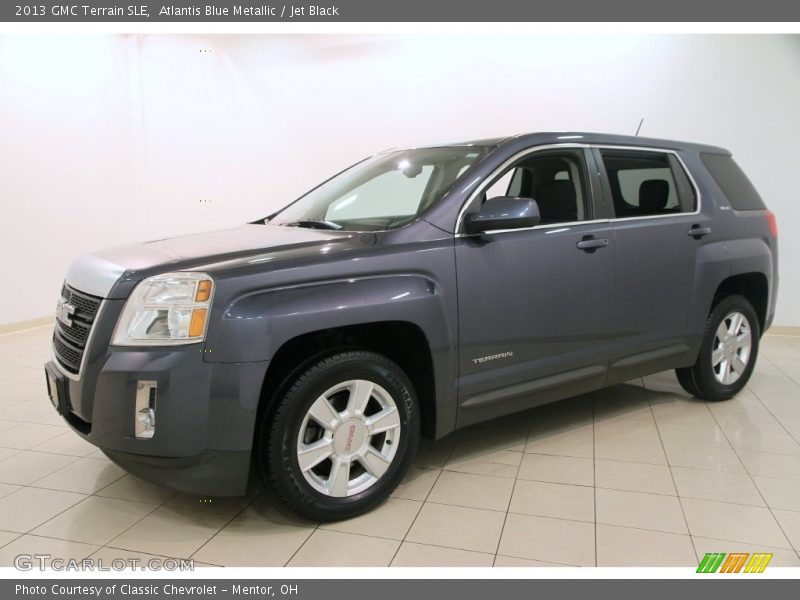 Atlantis Blue Metallic / Jet Black 2013 GMC Terrain SLE