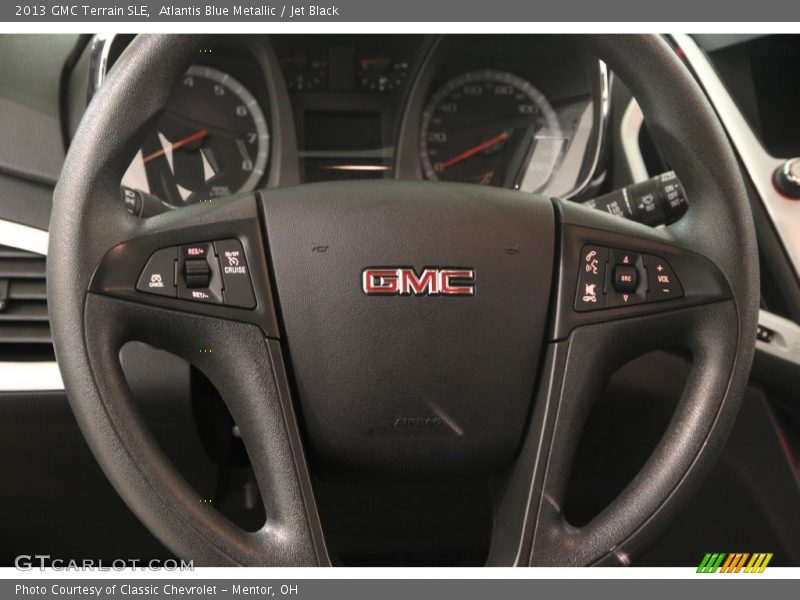 Atlantis Blue Metallic / Jet Black 2013 GMC Terrain SLE