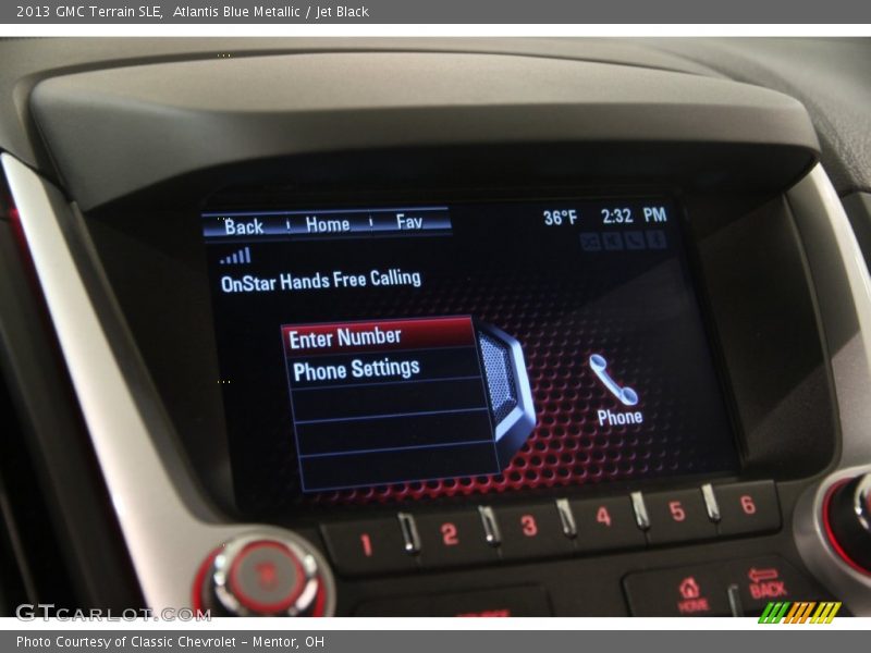 Atlantis Blue Metallic / Jet Black 2013 GMC Terrain SLE