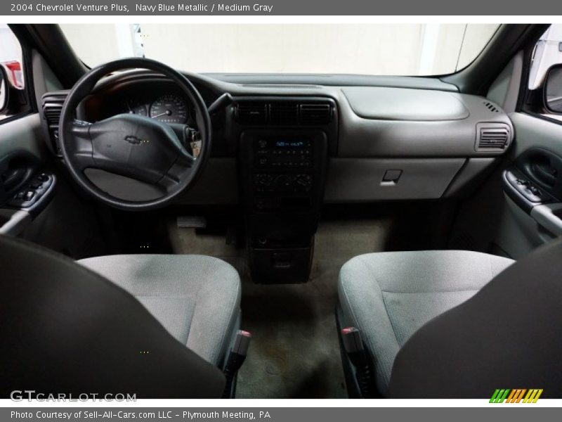 Navy Blue Metallic / Medium Gray 2004 Chevrolet Venture Plus