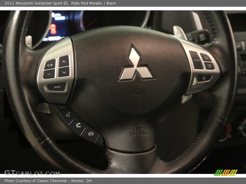 Rally Red Metallic / Black 2011 Mitsubishi Outlander Sport ES