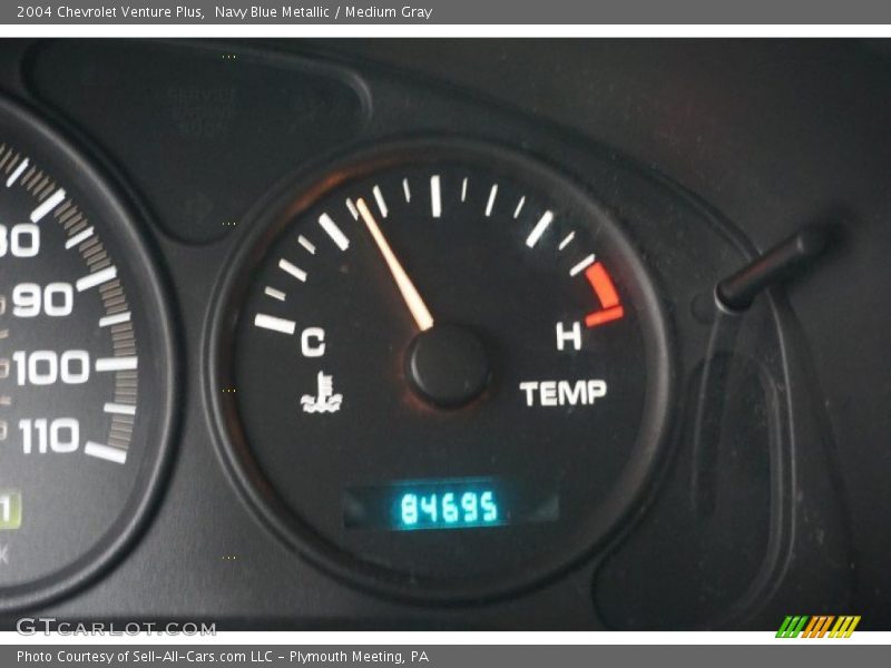Navy Blue Metallic / Medium Gray 2004 Chevrolet Venture Plus