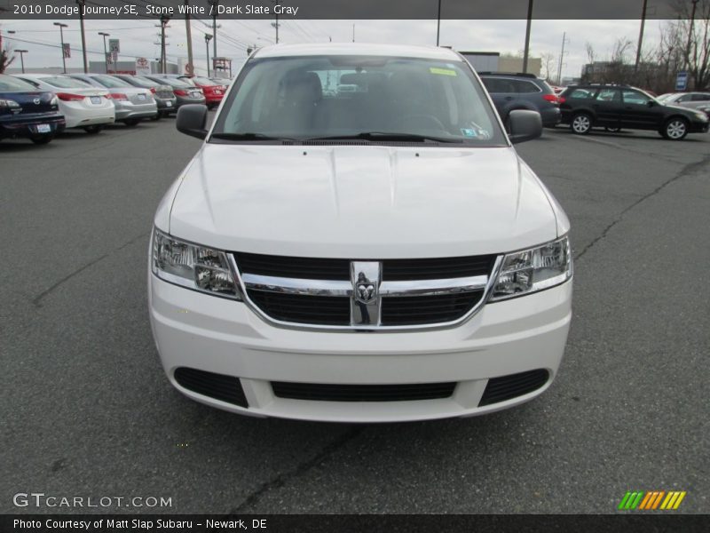 Stone White / Dark Slate Gray 2010 Dodge Journey SE