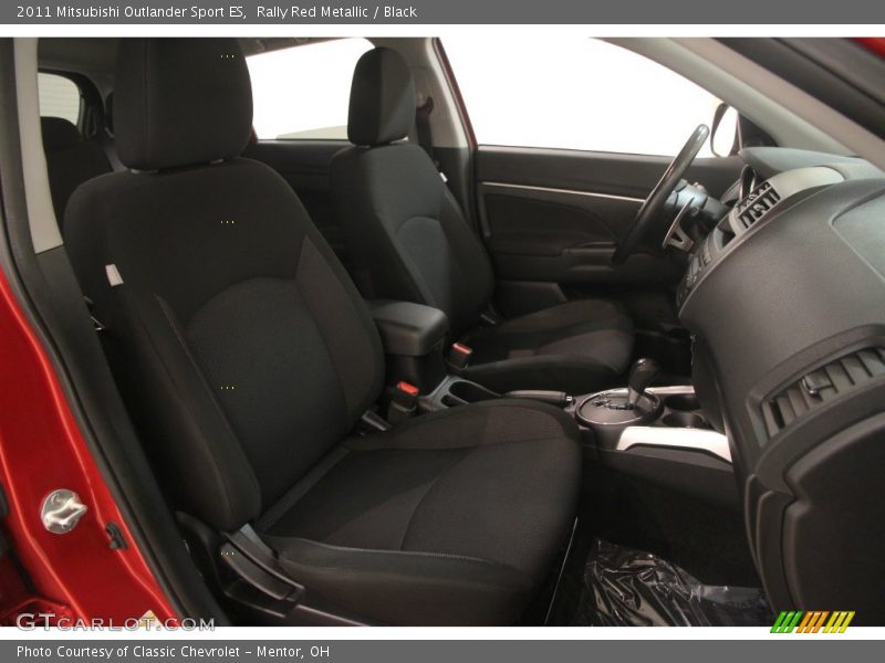 Rally Red Metallic / Black 2011 Mitsubishi Outlander Sport ES