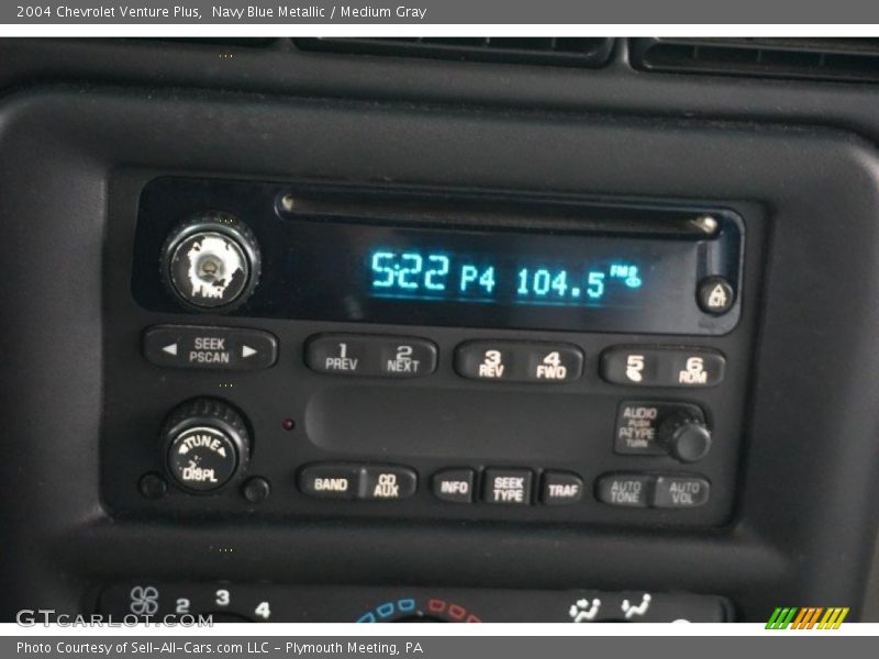 Navy Blue Metallic / Medium Gray 2004 Chevrolet Venture Plus
