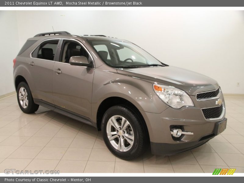 Mocha Steel Metallic / Brownstone/Jet Black 2011 Chevrolet Equinox LT AWD