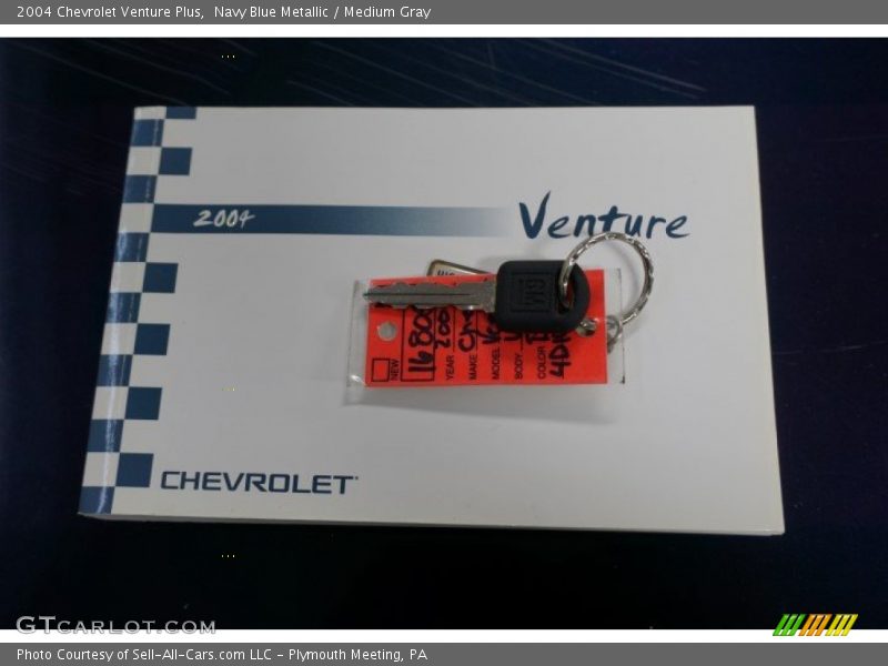 Navy Blue Metallic / Medium Gray 2004 Chevrolet Venture Plus