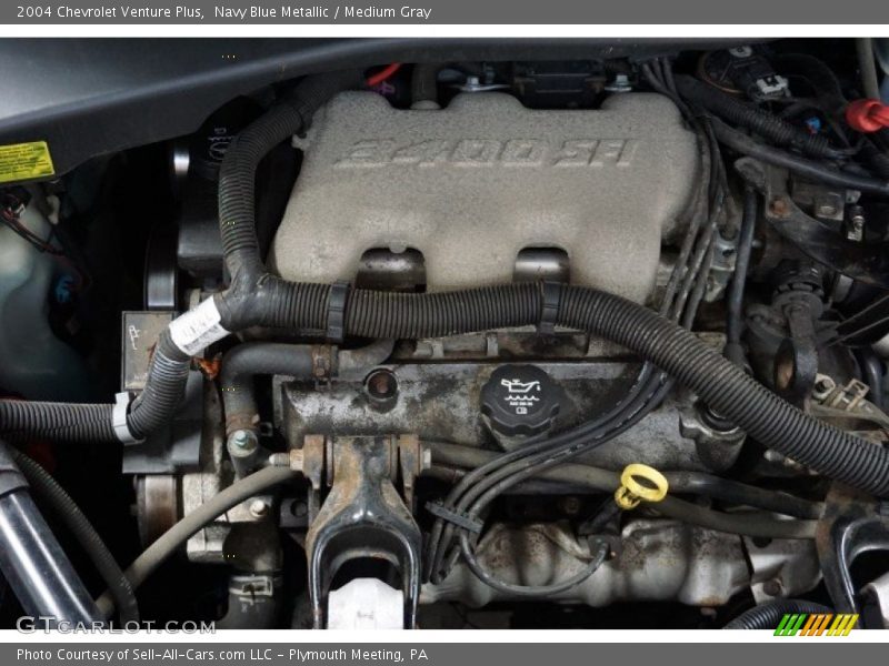 Navy Blue Metallic / Medium Gray 2004 Chevrolet Venture Plus
