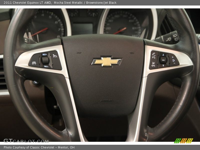 Mocha Steel Metallic / Brownstone/Jet Black 2011 Chevrolet Equinox LT AWD