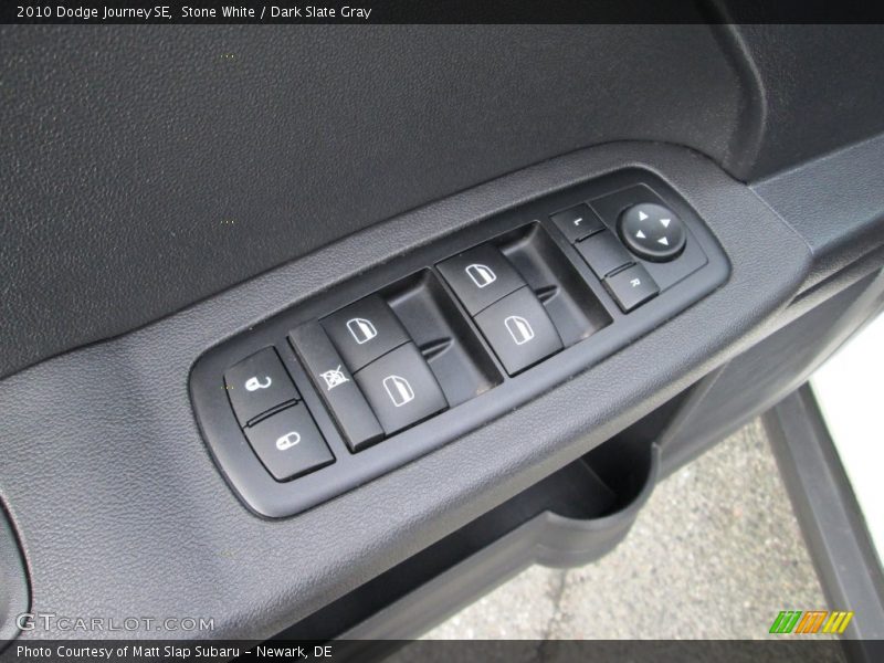 Stone White / Dark Slate Gray 2010 Dodge Journey SE