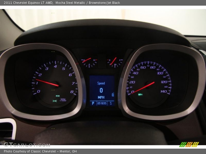 Mocha Steel Metallic / Brownstone/Jet Black 2011 Chevrolet Equinox LT AWD